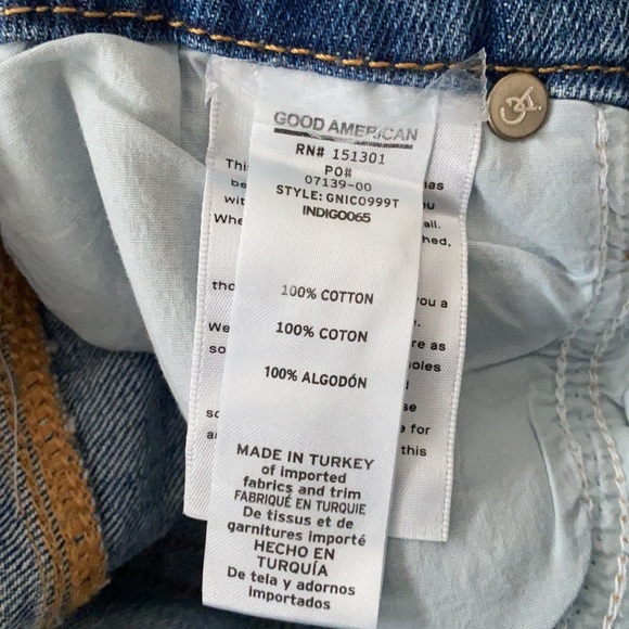 Good American Good '90s Icon Distressed Jean Size 4/27 NWT - Picture 10 of 12